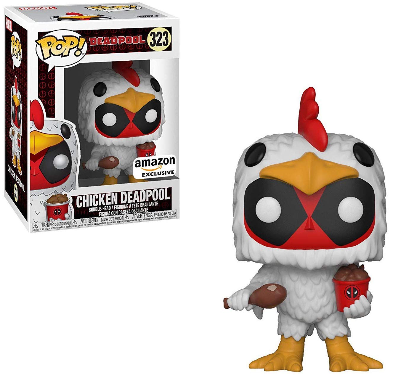 【日本未発売】Funko Pop! Chicken Deadpool 323 Funko Pop Marvel Deadpool 323 Chicken Deadpool Exclusive : Amazon