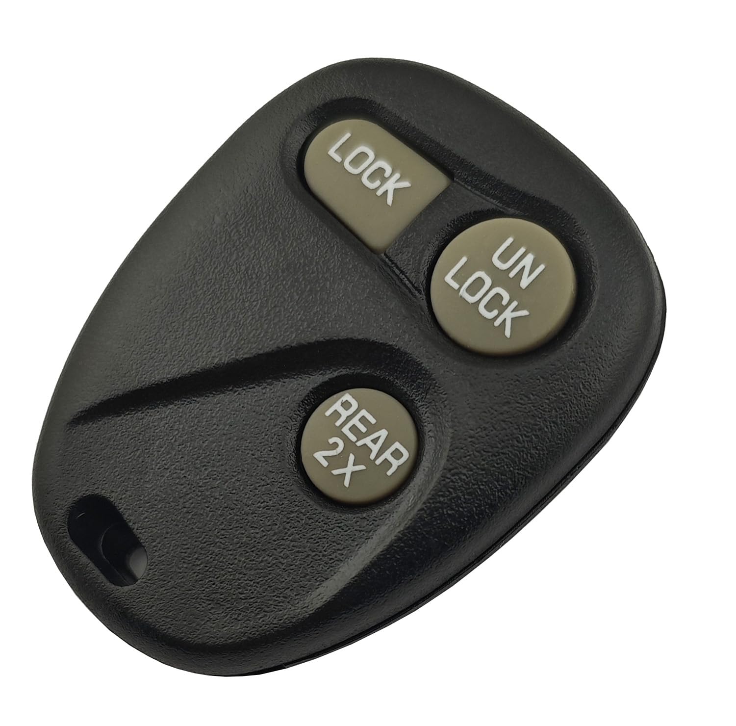 Guscio di ricambio per chiave elettronica, compatibile con Chevy Suburban Tahoe Lumina Camaro Monte Carlo/GMC Yukon Safari/Buick Cadillac Oldsmobile Pontiac Keyless Entry Car Remote Cover (3 pulsanti