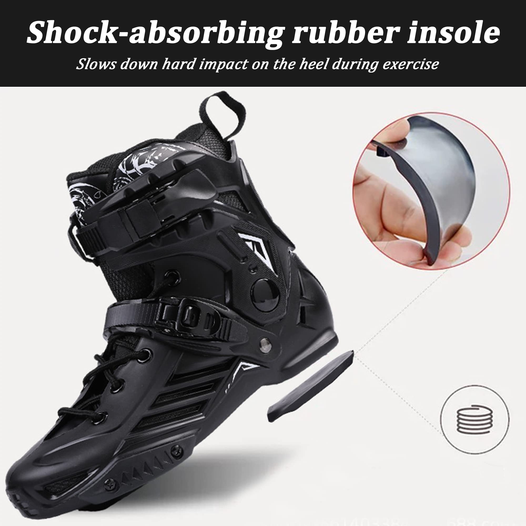 Rollers en Ligne pour Femmes et Hommes Adultes, Patins à roulettes de Sport Professionnels, Patins à Roues Alignées, Patins à Une Rangée pour l'exercice en Plein Air