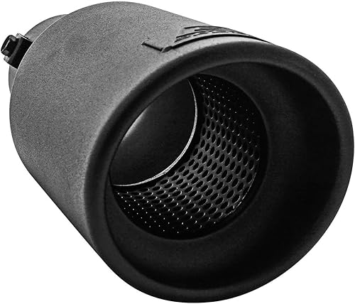 Miniatura 1 de DC Sports EX-1012B - Punta de escape universal de acero inoxidable color negro