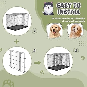 Amazon.com: Tandefio 2 Pack Dog Crate Divider Panel for 36