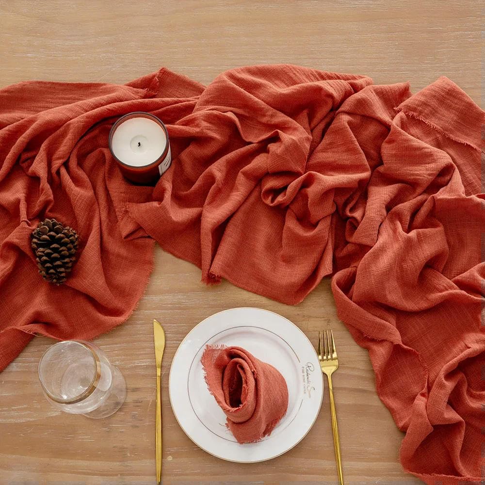 50 tovaglioli di lino da 43 cm, in garza di cotone, per feste, matrimoni, decorazioni, tovaglie, decorazione da tavolo da pranzo, tovaglioli di nozze