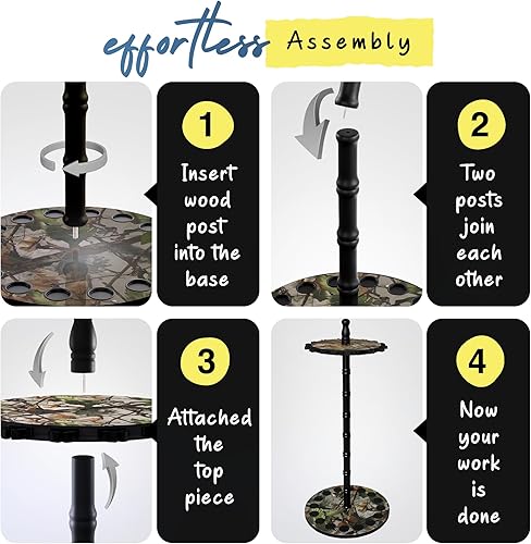 Miniatura 5 de Rush Creek Creations | Soporte para 16 cañas de pescar, Organización y almacenamiento para garaje, para carretes, equipo, accesorios, caja de