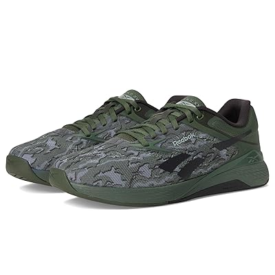 Reebok Nano X5 Athletic Shoes Breakaway Green/Washed Black/Grey 3
