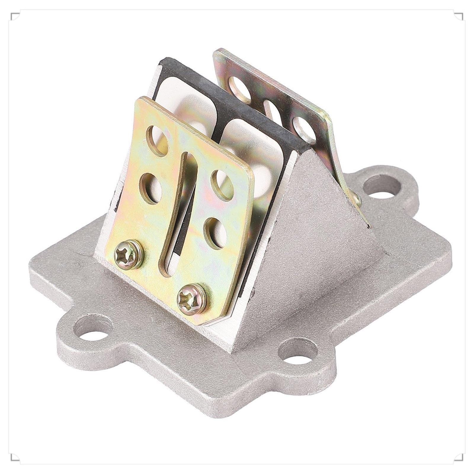 Conjunto válvula lengüeta colector admisión scooters Para Jog 50 CY50 CG50 Carburador Válvula de Lengüeta Válvula de Láminas