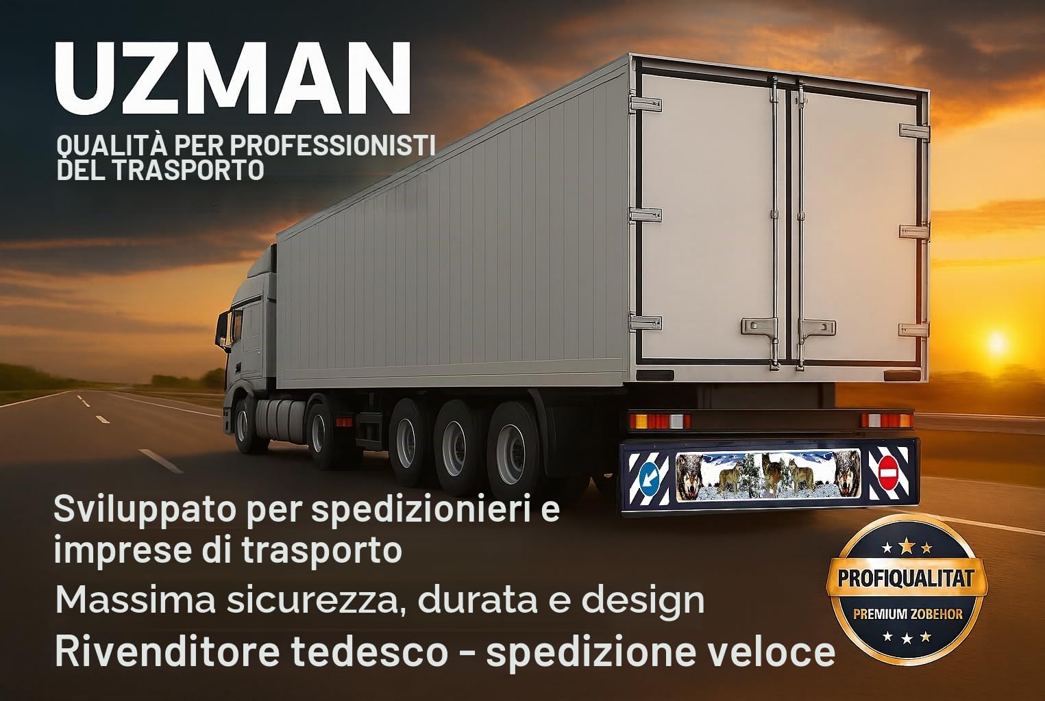 Uzman Parafango universale 3D, paraspruzzi per camion, accessori per auto (1431)