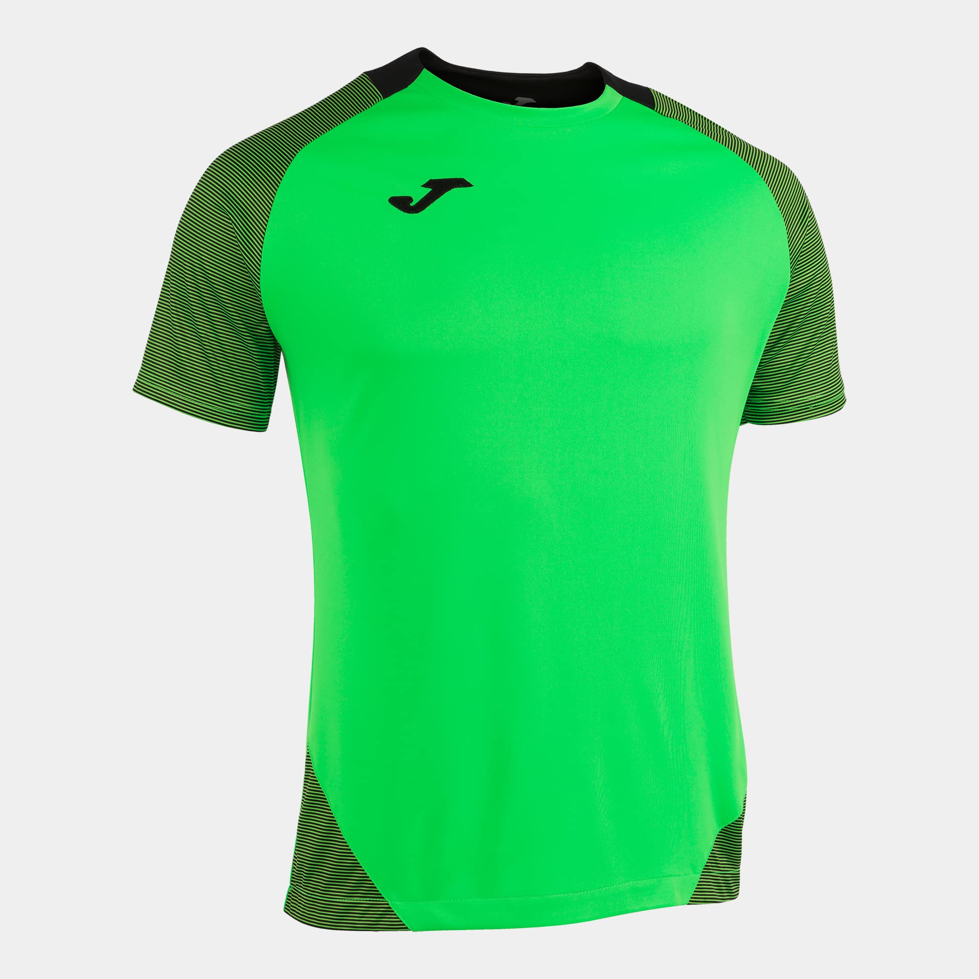 Joma Essential II Team T-Shirts M/C Men's, mens, Equip T-shirts. M/C, 101508.021, Neon Green-Black, XXL-3XL