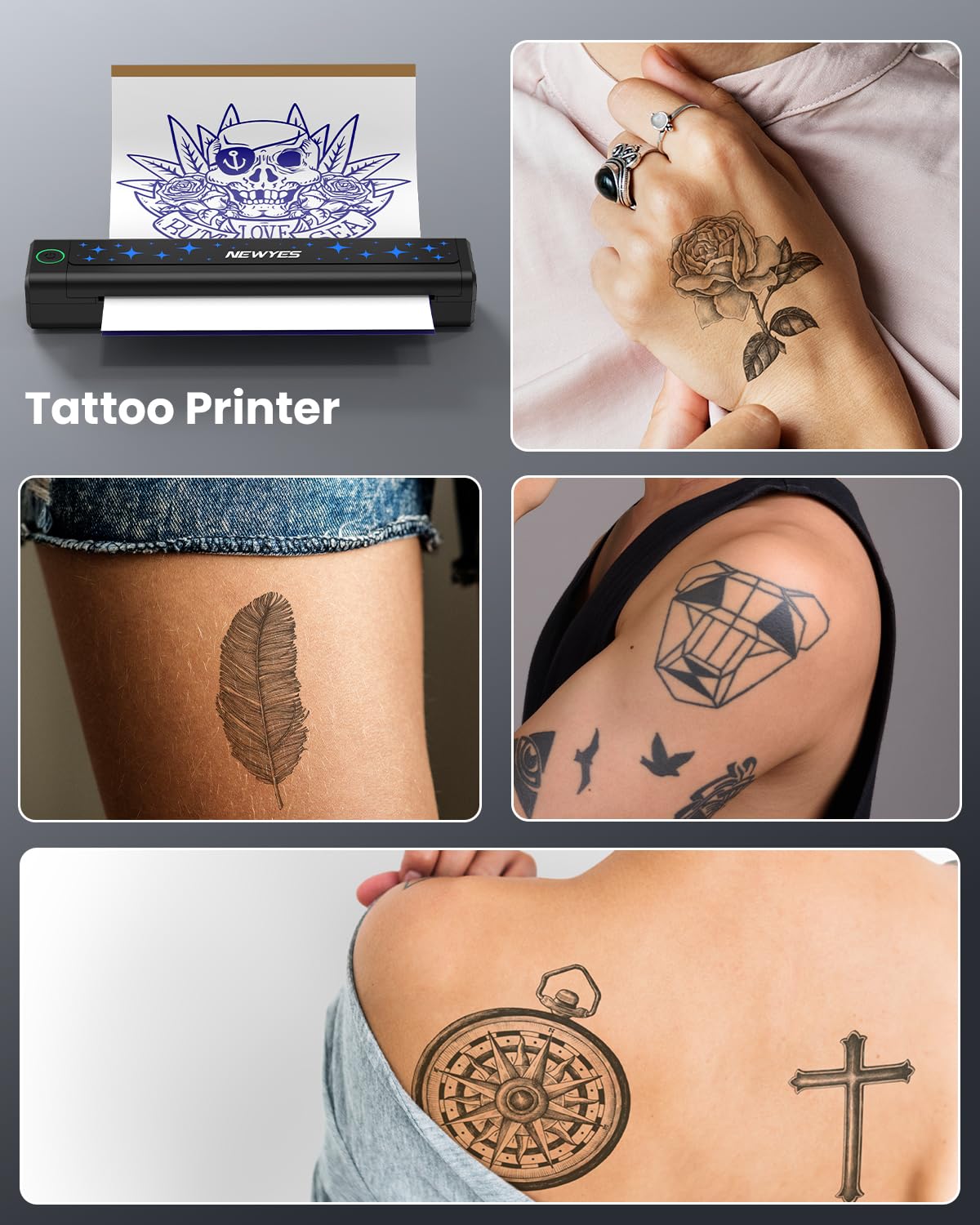 Newyes Tattoo-Stencildrucker – Bild 6