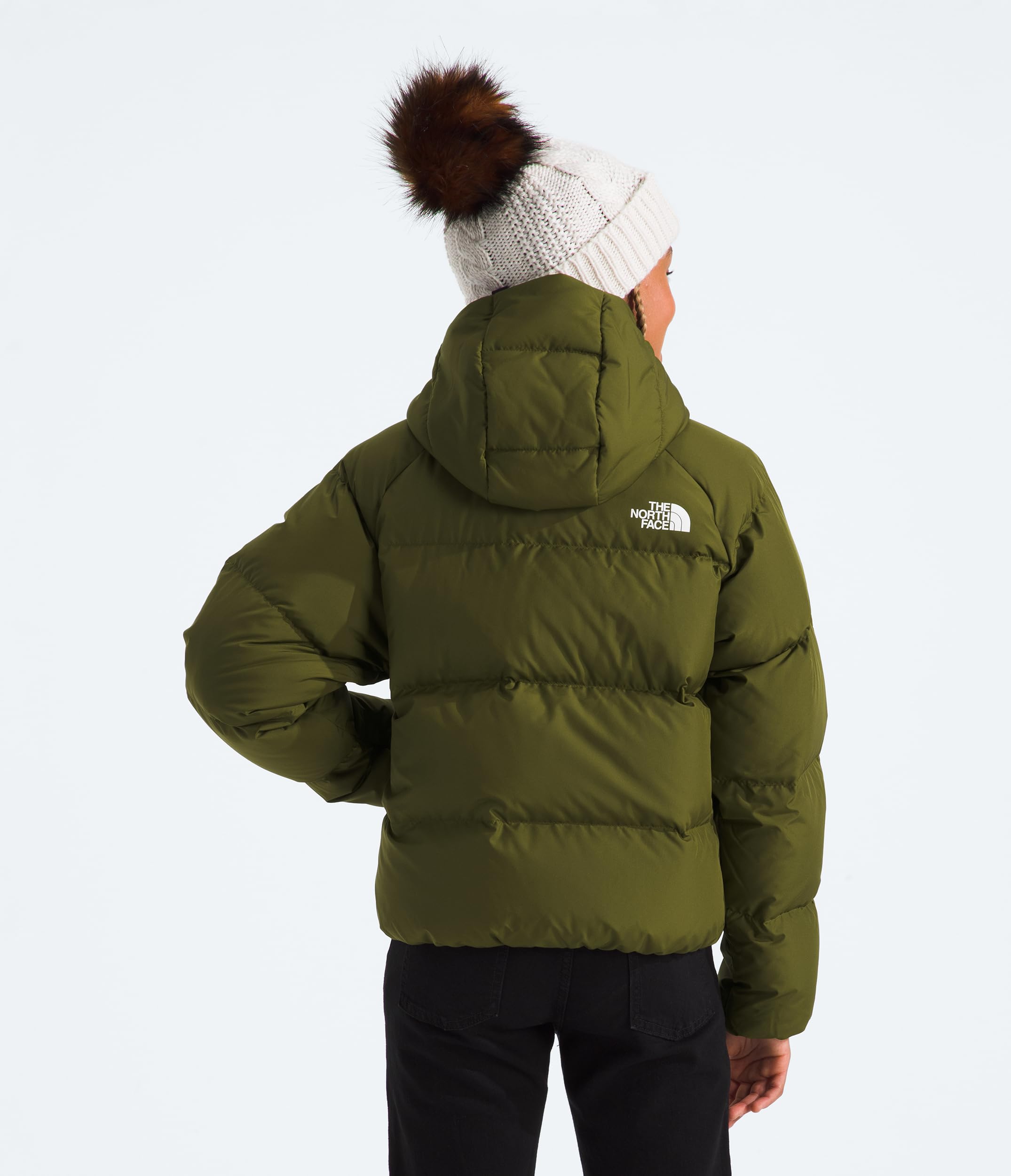 The North Face Doudoune à capuche pour enfant Forest Olive 12 ans