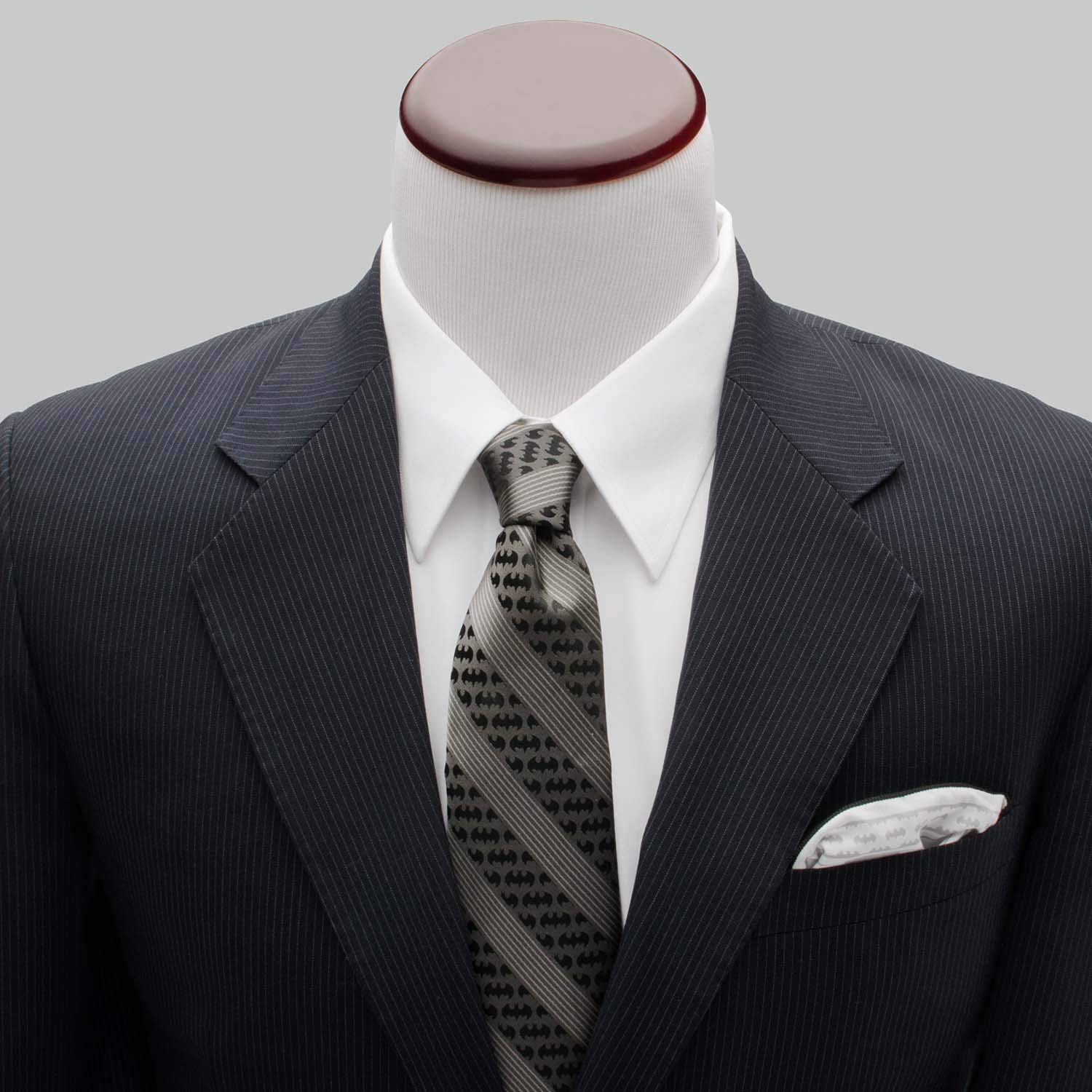 Batman Black Pinstripe Tie product thumbnail 6