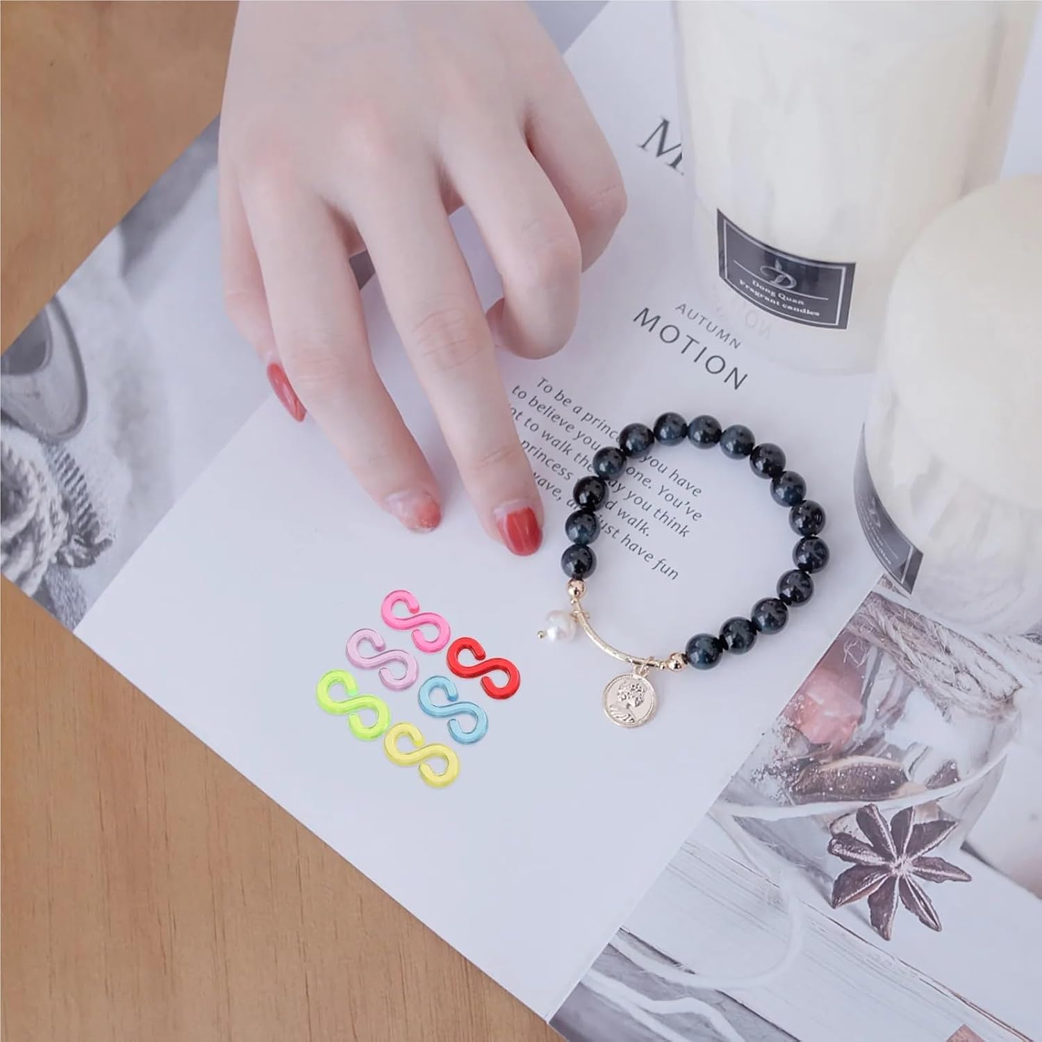 Rubber Band S Clips 3000 Pcs Bracelet Loom Clips Hooks Rubber Bands Necklace Clasp Plastic Bracelets