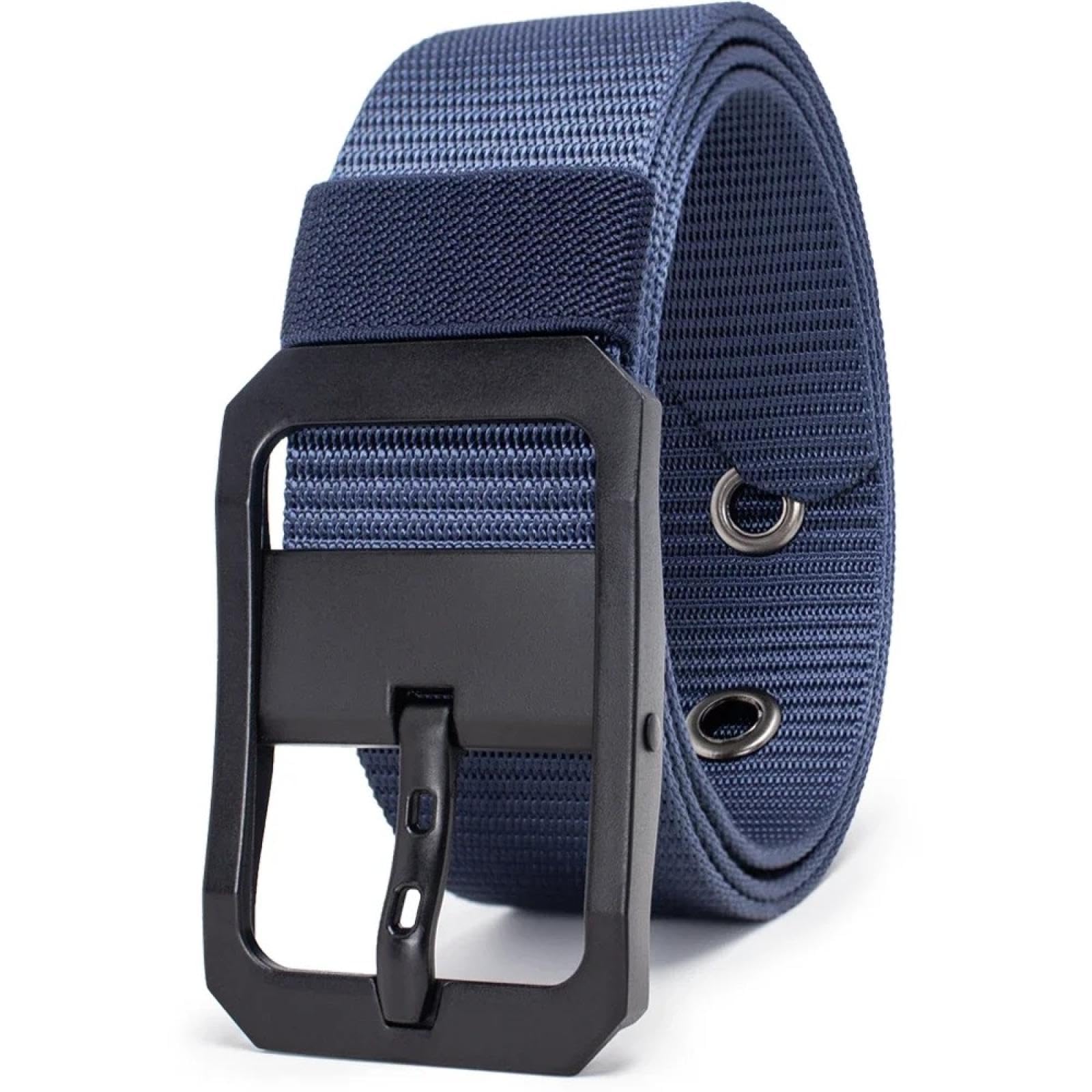 Cinturón militar táctico de nailon transpirable para exteriores para hombre, accesorio deportivo de nailon estilo vaquero.