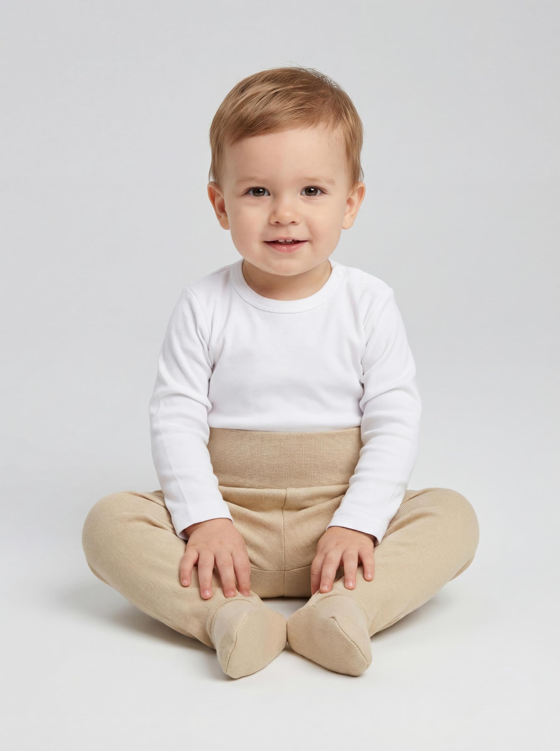 TupTam Pantalón con Pies de Bebé NIños NIña Pack de 5