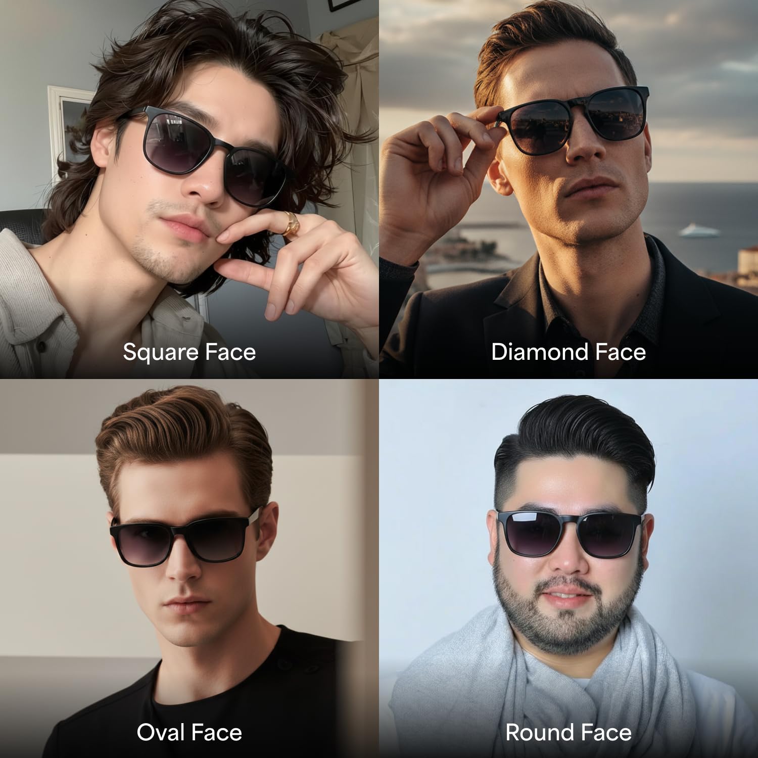 Vincent Chase Polarized Square Sunglasses for Men & Women | Full Rim | 100% UV Protected | VC S13980 2
