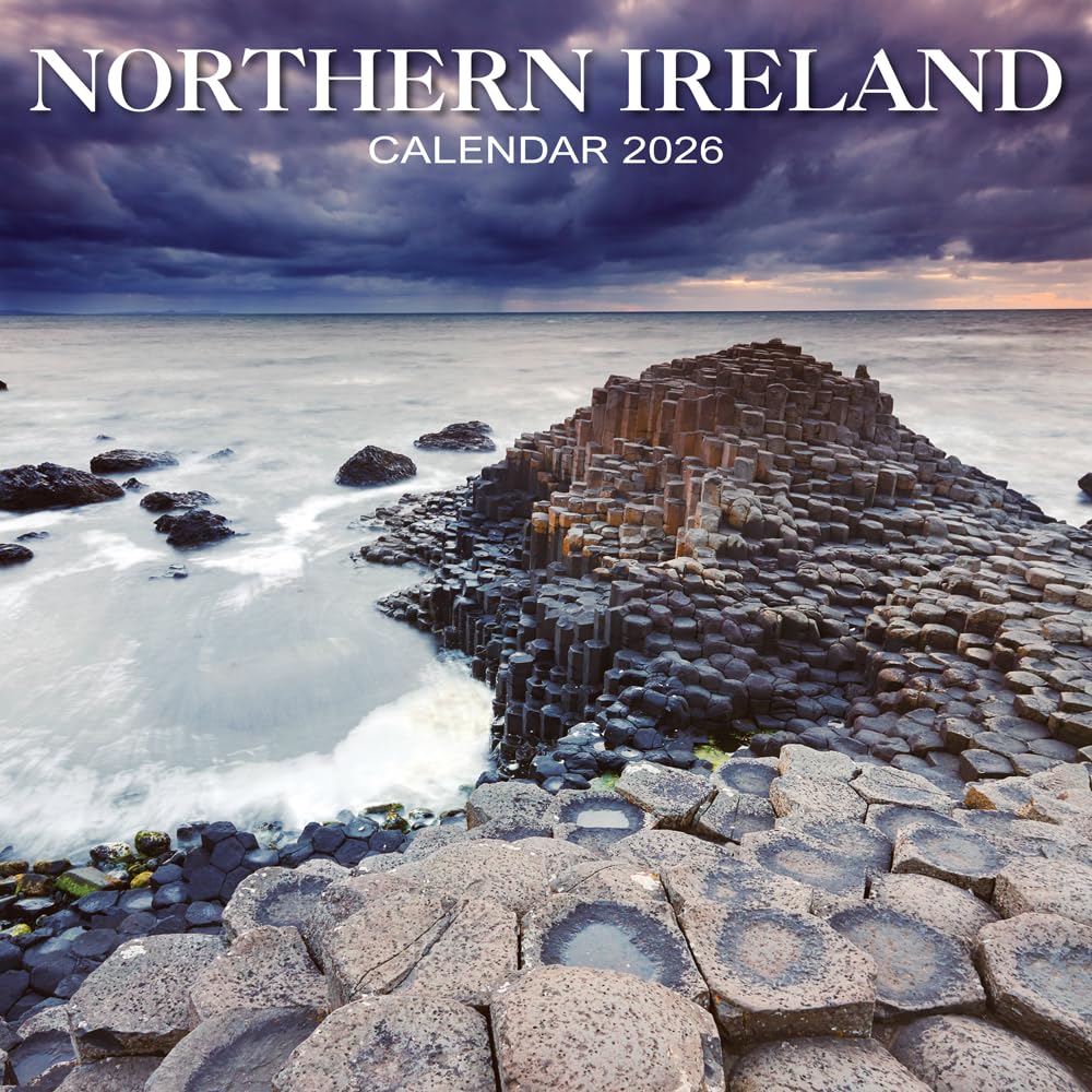 2026 Northern Ireland Calendar: Northern Ireland - Square Wall Calendar - Month to View - 12 Months