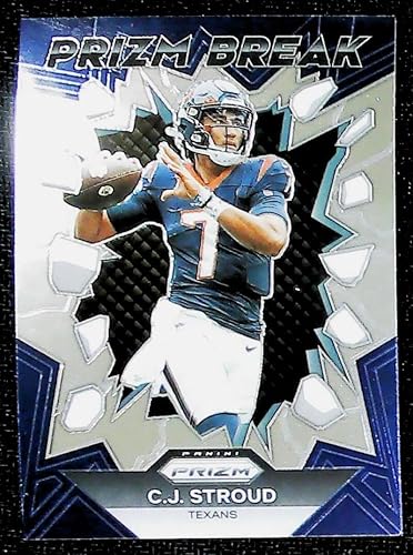 2023 Panini Prizm Prizm Break #6 C.J. Stroud RC Rookie Houston Texans NFL Football Trading Card