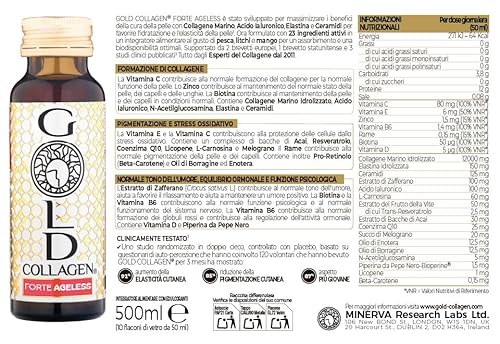 Gold Collagen Forte Ageless 10 Flaconi - 6