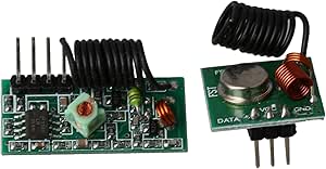 BQLZR 1 Set 433Mhz Transmitter und Empfängermodul Grün PCB