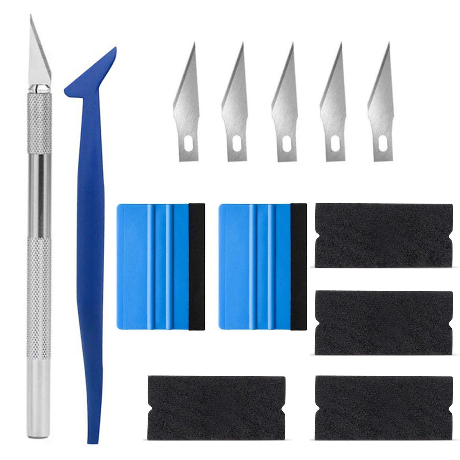 Rakel met vilt en folie mes - Homewell Products