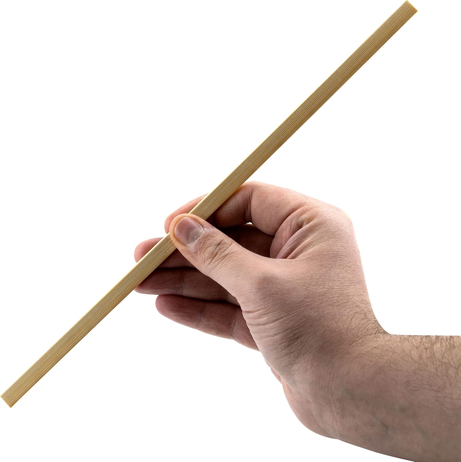 100 Pcs Wood Craft Sticks Natural Bamboo Long Craft Sticks Square Dowel Rods Unfinished Wooden Strips Long Craft Sticks Wood Strips for Craft Projects Molding Building 11.8 Inch