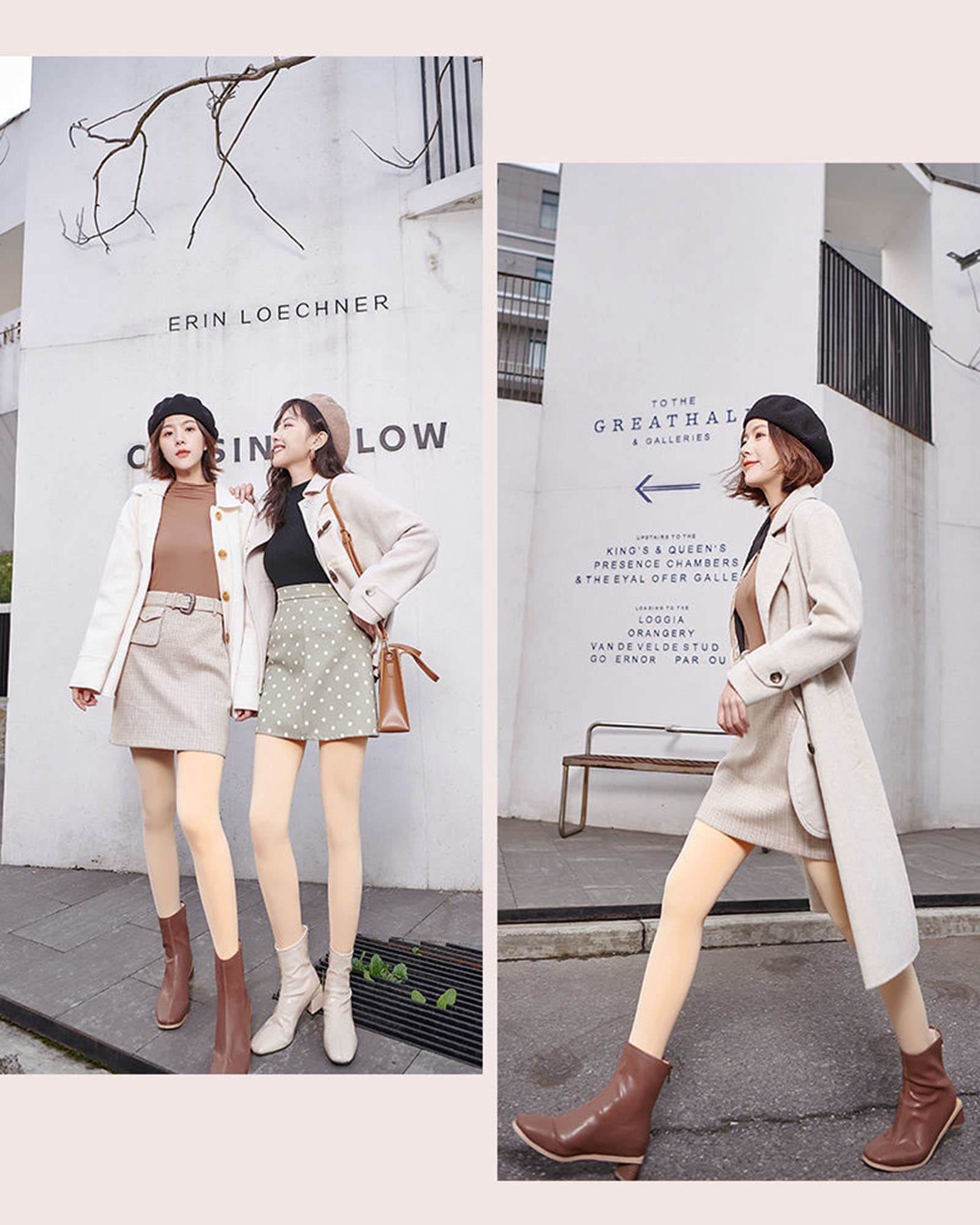 2 Piezas Medias Termicas Mujer Translucidas Medias Mágicas De Forro Polar Térmico Medias Forro Polar Invierno, Pantys Invierno Súper Elástico Light skin-300g