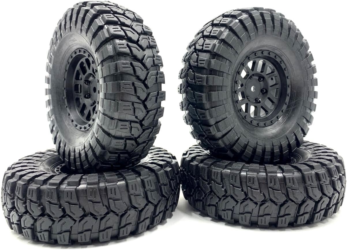 1.9 inch wheels/tires 1/12 1/10 crawler redcat GEN7 Gen8 Gen9 RGT EX86170 MJX H12Y H12P Bronco baja1000 Land Cruiser FJ60 Y60 CJ Cherokee Pajero FTX Outback Fury Trail FMS LC80 FCX10 Blazer K5