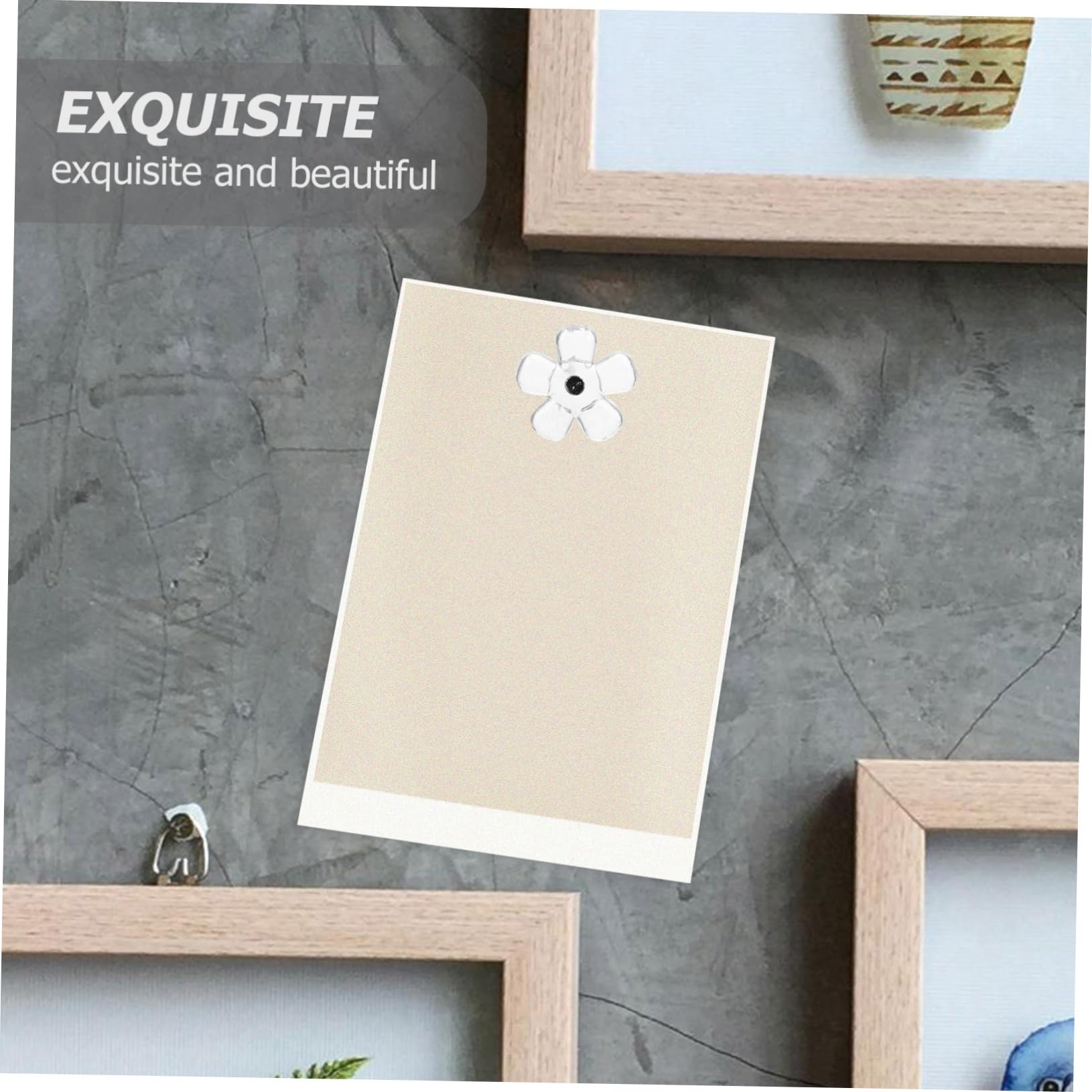 4 Sets Handwerkskunst-Karten-reißnägel Für Notiztafeln Büro-reißnägel Foto-reißnägel Blumen-reißnägel Wanddekoration 100 Stück * 4