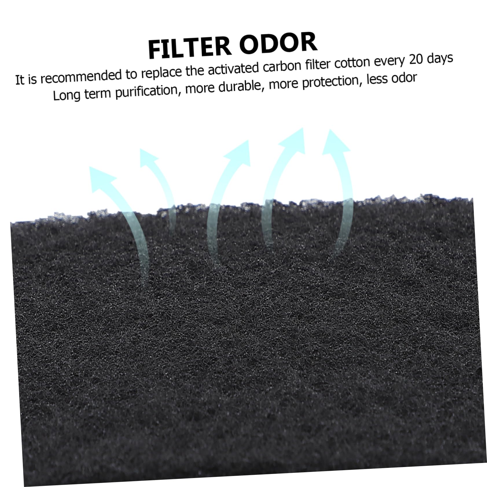 Amosfun 72stücke Aktivkohlefilter Für Katzentoiletten Hochwirksame Geruchsfiltermatten Für Saubere Katzenumgebung Effektive Filterung Geruchskontrolle Sicher Für Haustiere