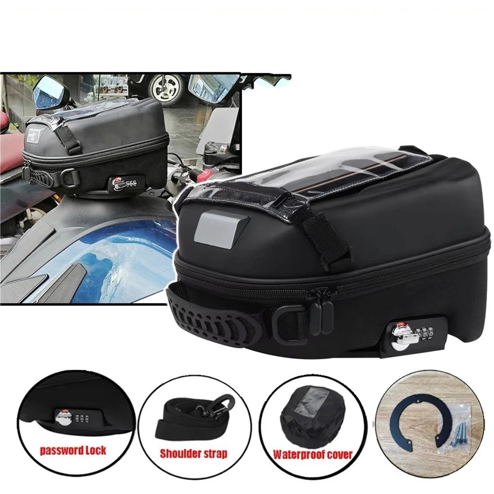 Motorradtasche Für CF Moto Für 800MT-X MT800 Für MT-X 800 MT T Für Ibex 800T Kraftstoff Tank Tasche Gepäck Rucksack Tanklock wasserdichte Lagerung Taschen Motorrad Gepäckträgertaschen