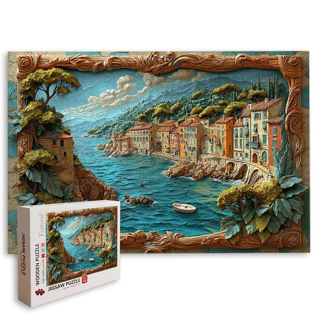 Puzzle Italien, Puzzle 1000 Teile Erwachsene, Klassische Puzzles -8609