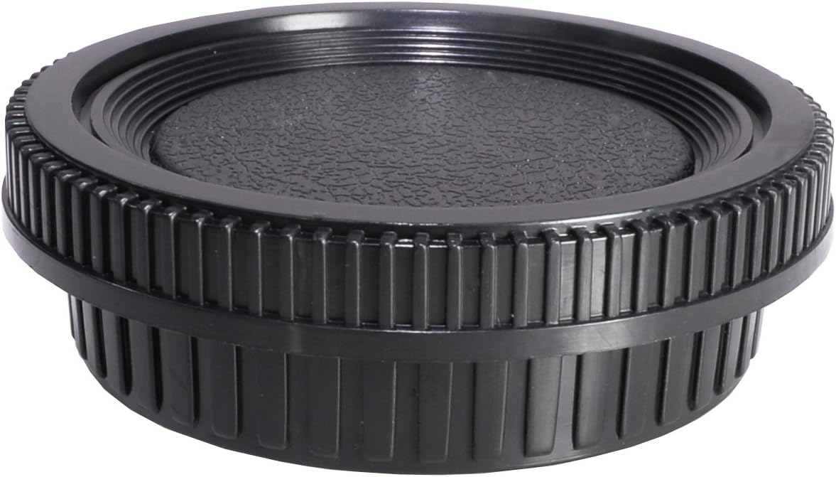 Rear Lens Cap & Body Cap Set Compatible with Minolta MD/MC/SR Rokkor Lenses X-700, X570, X-370, XD, XD-7, XG, XG-7, X-1, SR-1, SR-2, SR-7