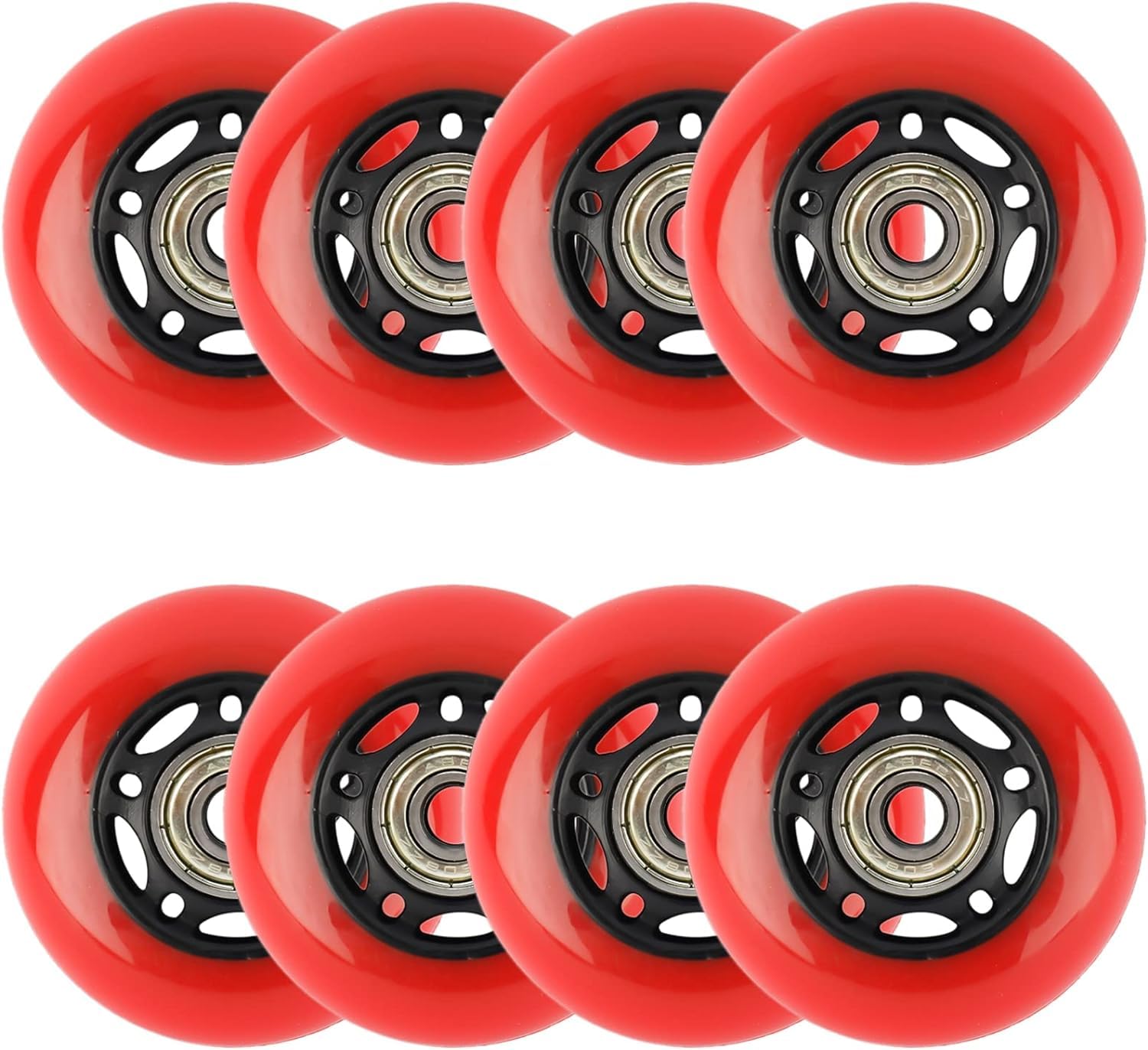 Optimus® 70mm Roller Blade Inline Skate Wheels Polyurethane (PU) 82A Hardness ABEC 9 Bearings Red Pack of 8 -B (B0CKTT52QB) Amazon Price History, Amazon Price Tracker