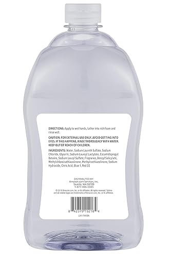 Miniatura 2 de Marca Tienda  Solimo Soft  Soft Clear - Recambio de jabón de manos líquido sin triclosán 56 onzas líquidas paquete de 1