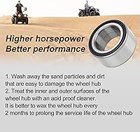 Vista 7 de Rodamientos de cubo de rueda delantera y trasera 3514627 para Polaris Forest 1000 General 4 XP 1000 Military RZR 900 1000 Trail Turbo Scrambler 850