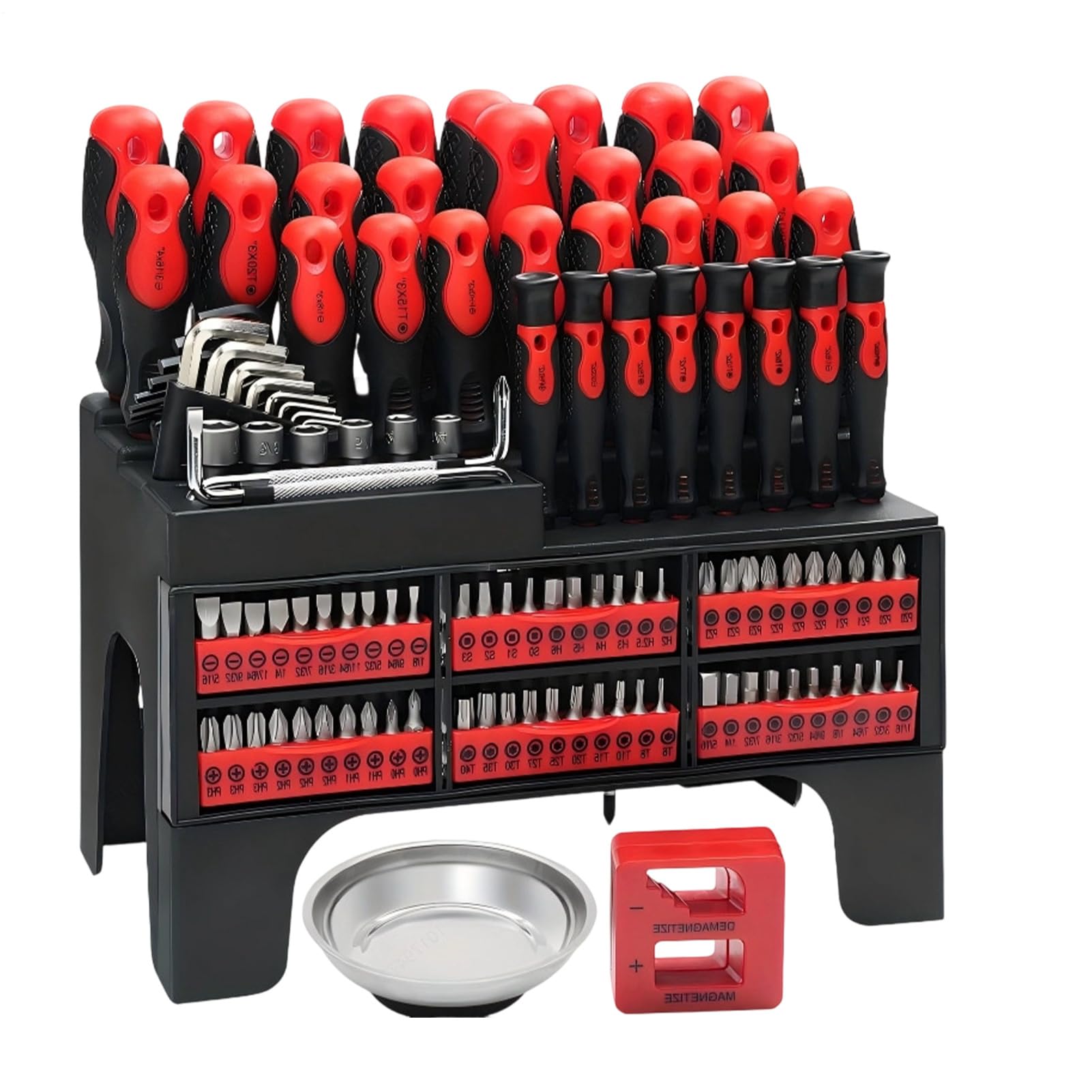 Magnetic Screwdriver Zestaw Narzędzi Do Naprawy Końcówek | Komplet Narzędzi Z Etui Do Konserwacji Komputerów Zegarków Okularów Sprzętu AGD Napraw Samochodowych Domowych I