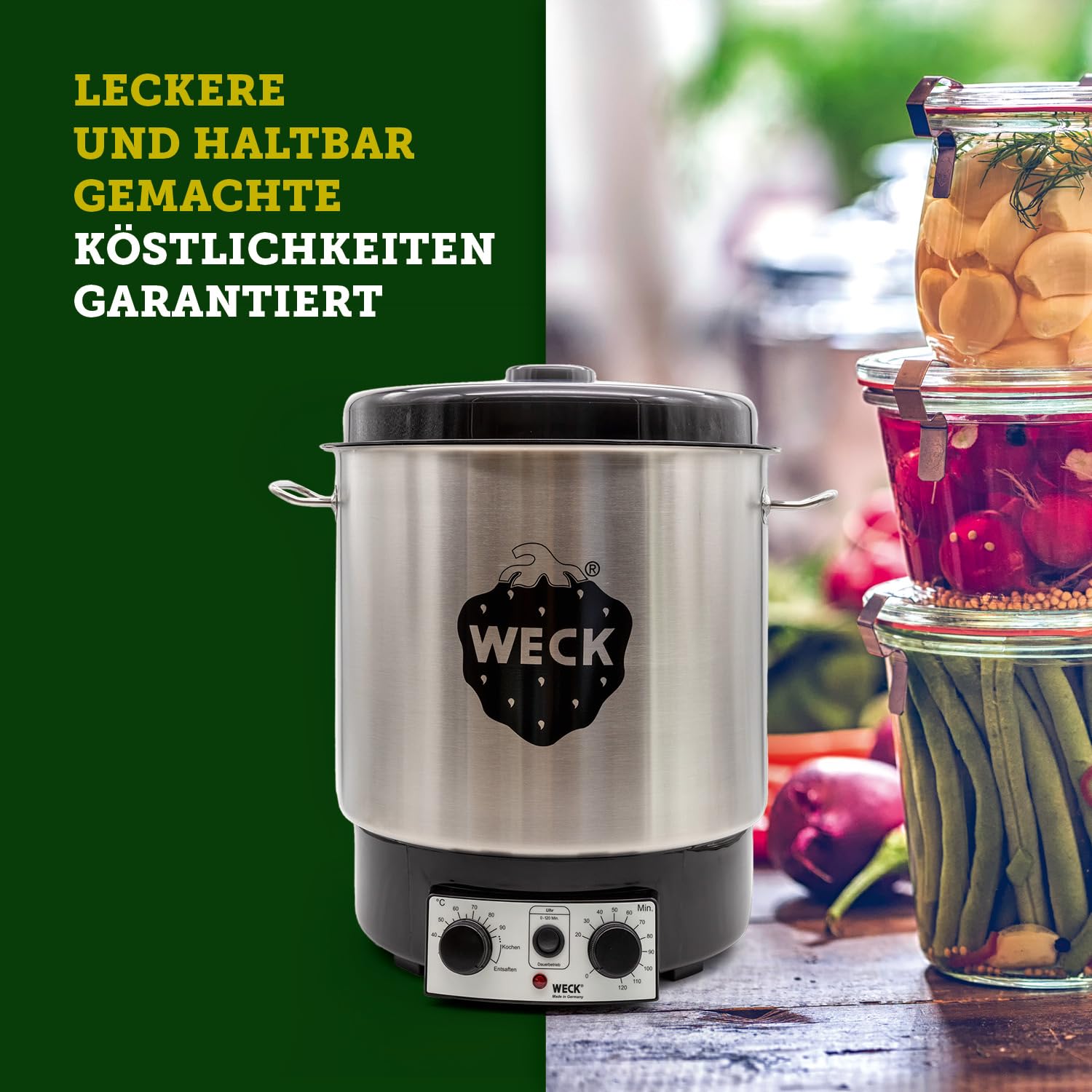 Weck Einkochautomat mit Uhr E521055
