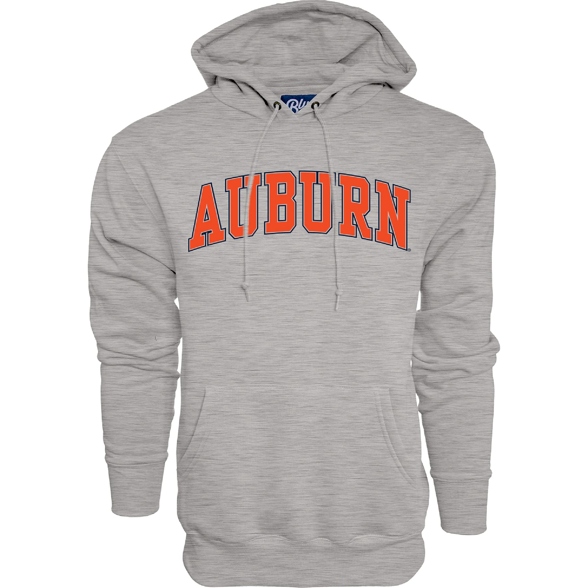 Blue 84 Men's Auburn Tigers Arching Team Name Dark Heather Hoodie, Auburn Tigers Dark Heather, X-Large