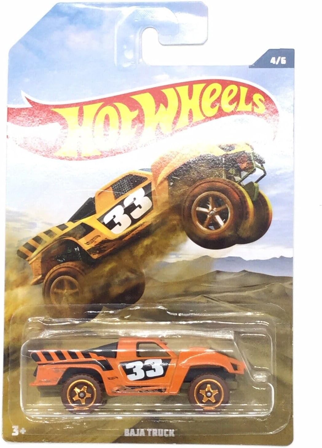 Hot Wheels 2019 Off Road Baja Truck Series Complete Set of 6 1/64 Scale Diecast Vehicles