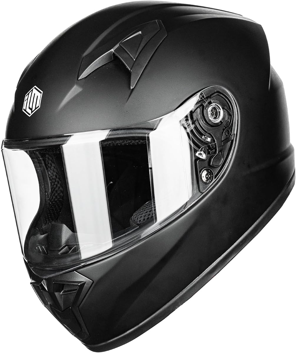ILM Cascos de motocicleta de cara completa para niños jóvenes DOT ECE Motocross ATV Dirt Bike Street casco modelo MF521