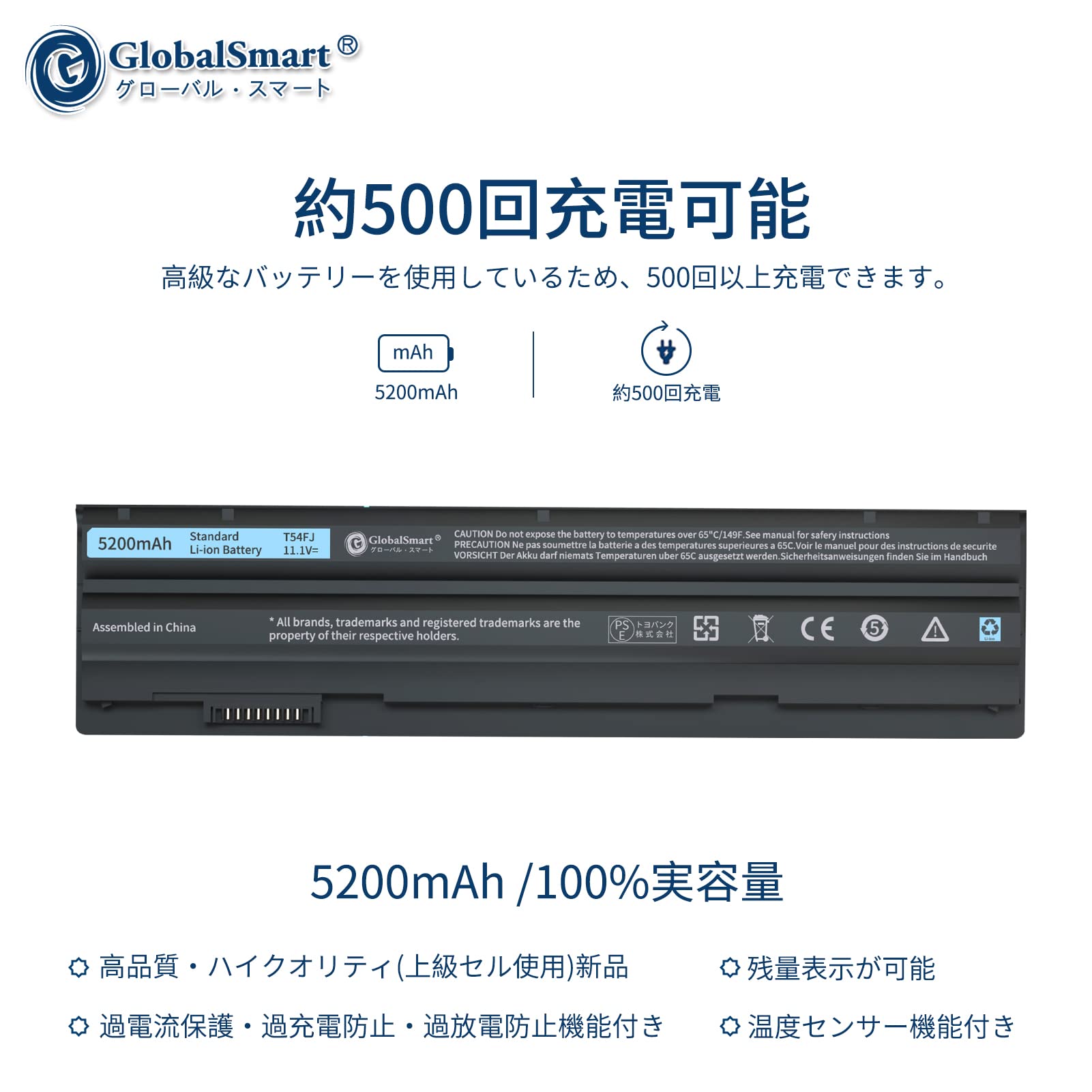 Amazon.co.jp: デルDell対応 M5Y0X T54FJ, 0T54FJ, 0PRRRF for