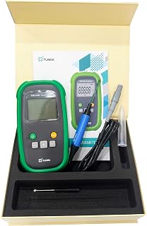 HFBTE Digital Gauss Meter Handheld Magnetic Tesla Meter 1% Accuracy For Permanent Magnetic Materials,Mechanical Parts Magnetic,DC Constant Magnetic Field,Magnetic Separator,Iron Remover Etc