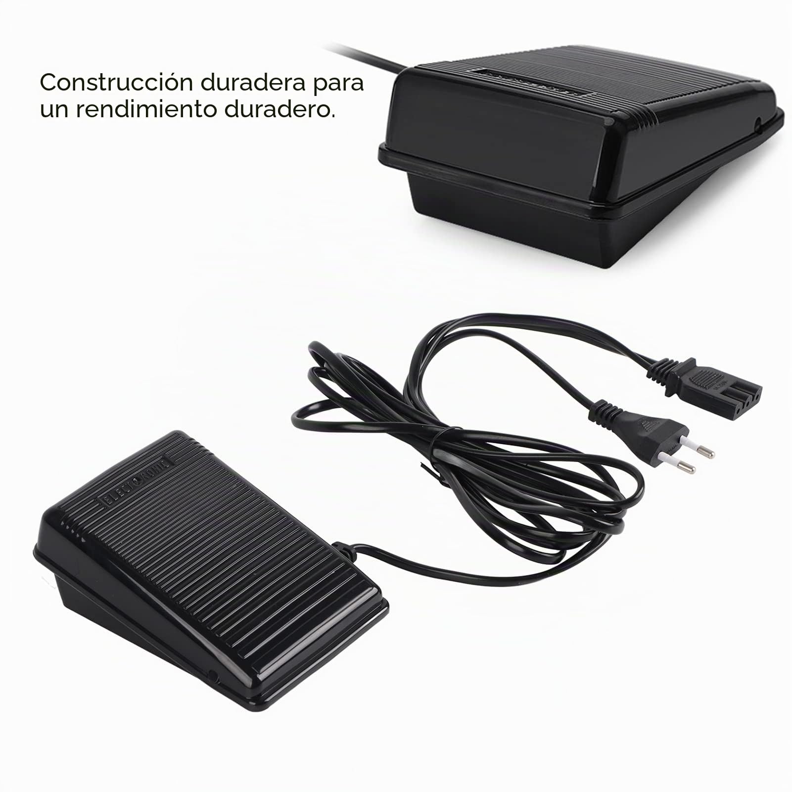 Pedal para máquina de coser Singer, pedal electrónico con cable interruptor de pedal universal para máquina de coser, regulador de velocidad variable