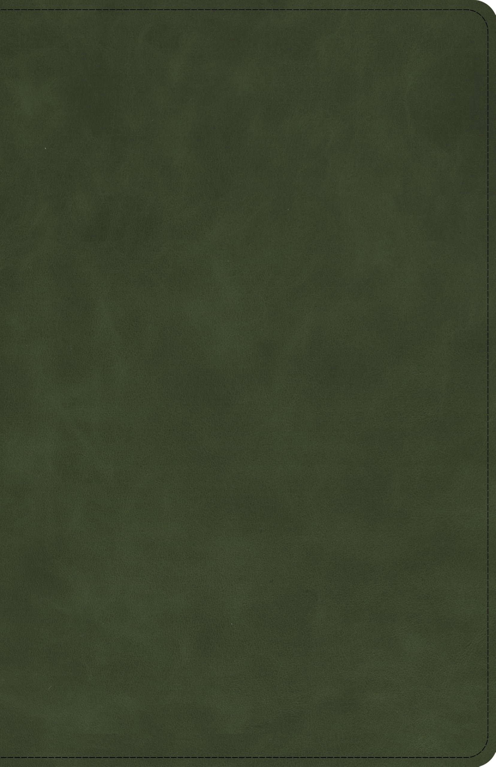 KJV Personal Size Bible, Holman Handcrafted Collection, Zipper Closure, Marbled Olive Premium Calfskin
