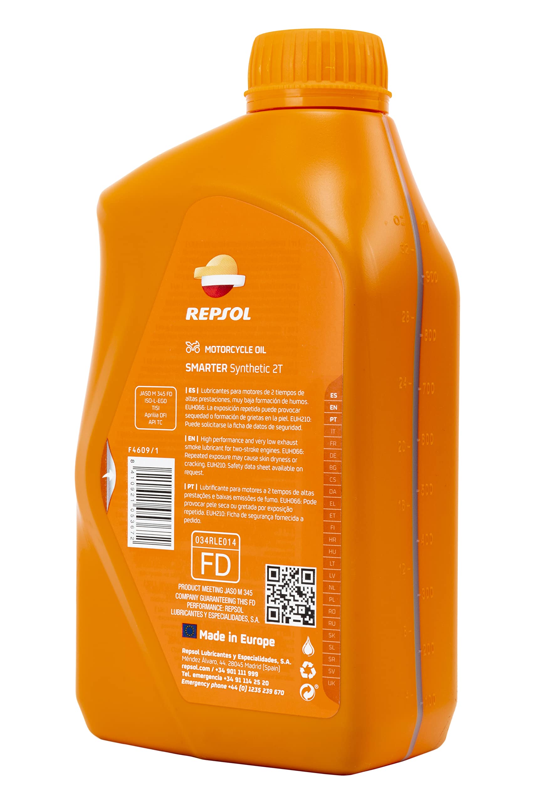 REPSOL Olio motore SMARTER Olio minerale 1 L
