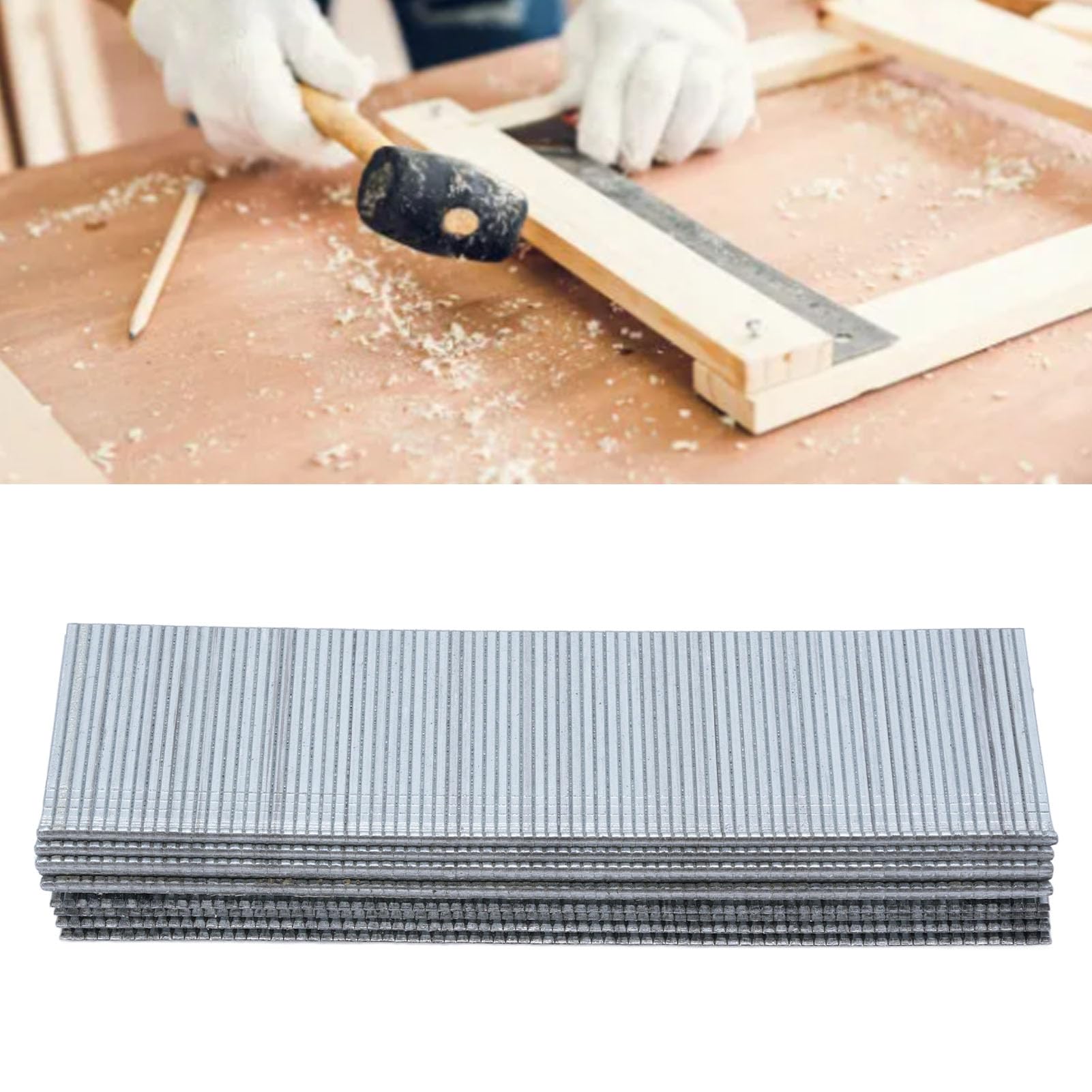 1 Scatola di Chiodi Brad 3 Cm, Chiodi per Pistola di Finitura in Acciaio Inossidabile per Mobili Costruzione per la Lavorazione del Legno