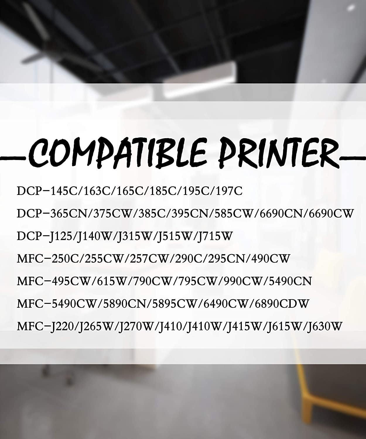 25 Pack Compatible Ink Cartridge Replacement LC65 XL LC-65 LC61 LC 61 | Use with MFC-495CW MFC-490CW MFC-6490CW MFC-5490CN MFC-6890CDW MFC-J615W MFC-5895CW Printers