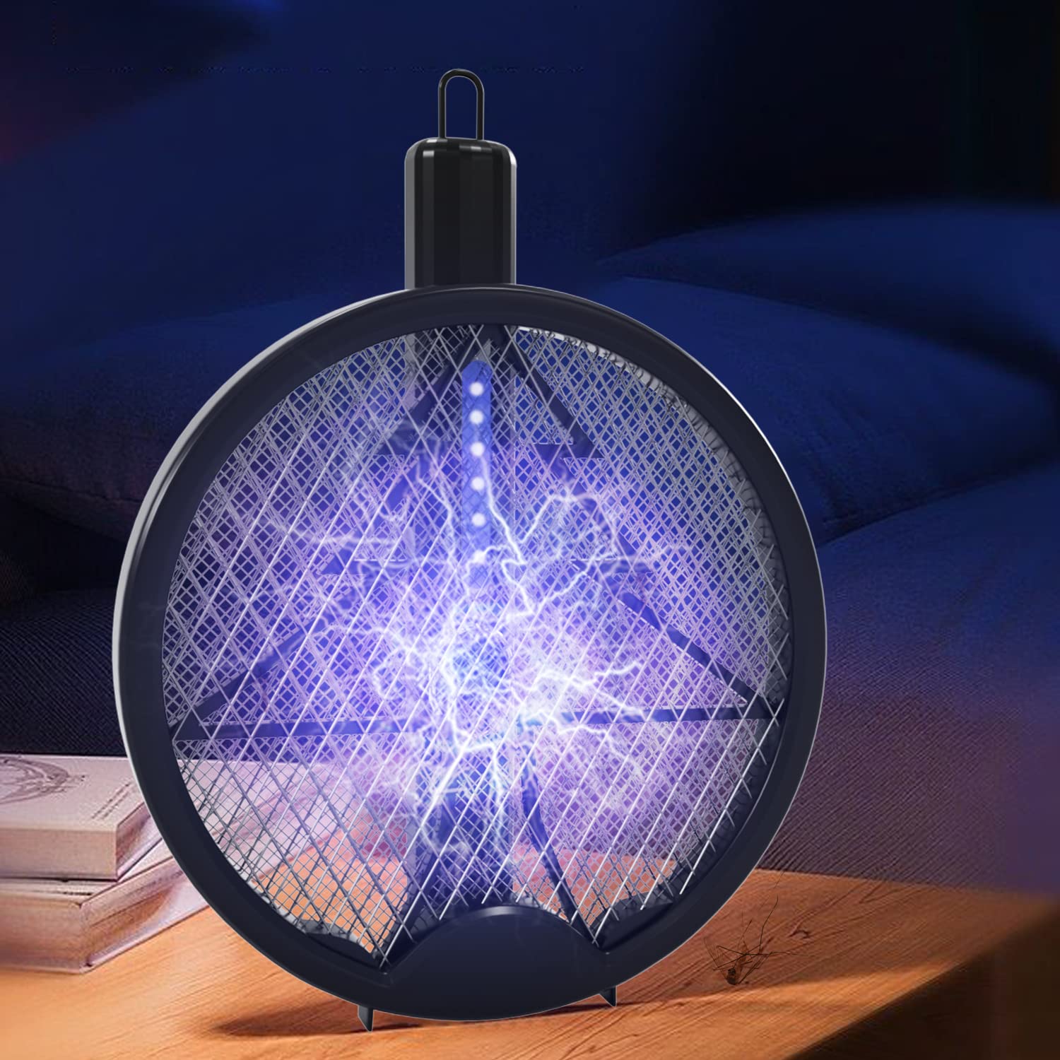 Amazon.co.jp: 電撃殺虫ラケット 蚊取りラケット 殺虫器 usb充電式 3層