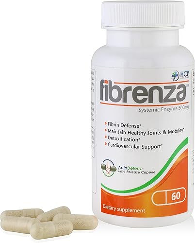 Miniatura 4 de HCP Formulas - Fibrenza - Complejo enzimático sistémico con enzimas fibrinolíticas y proteolíticas - Defensa de fibrina y apoyo cardiovascular -