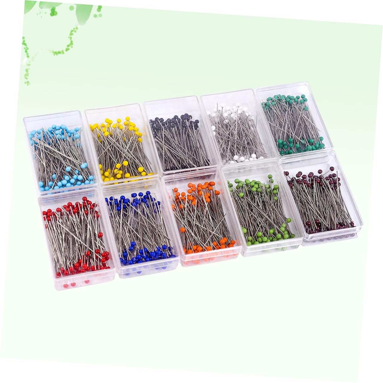 ARTIBETTER 100pcs Glass Pearlized Head Ball Sewing Pins 38mm DIY Crafts Jewelry Dress Making - Image 3