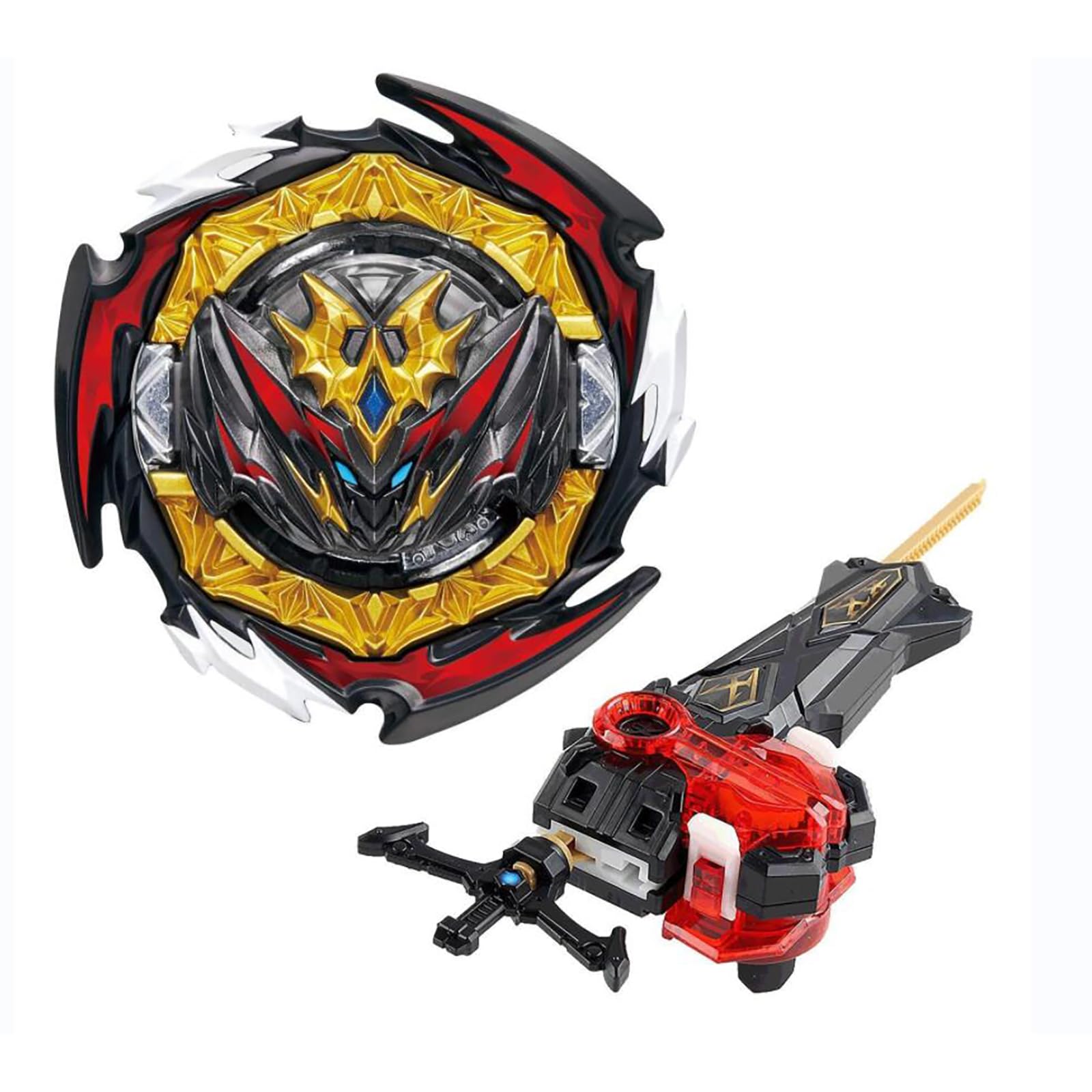 Afenau – Coffret Beyblade Turbo Blade 2-en-1 – Toupie De Combat Fusion Métal Avec 2 Toupies Et 2 Lanceurs – Cadeau Noël Ou Anniversaire Dès 6 Ans